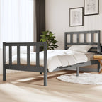 3101174  Bed Frame Without Mattress Solid Wood (810103+814165)