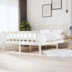 3101174  Bed Frame Without Mattress Solid Wood (810103+814165)