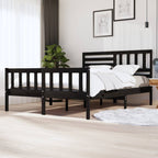 3101174  Bed Frame Without Mattress Solid Wood (810103+814165)