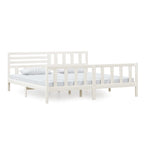 3101174  Bed Frame Without Mattress Solid Wood (810103+814165)