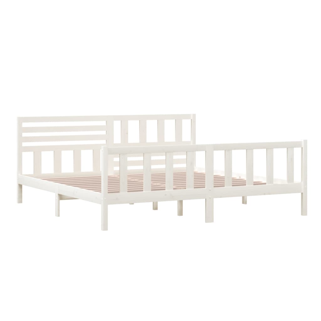 3101174  Bed Frame Without Mattress Solid Wood (810103+814165)