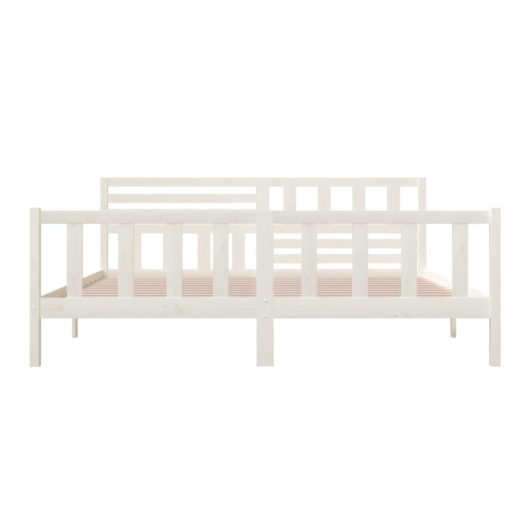 3101174  Bed Frame Without Mattress Solid Wood (810103+814165)