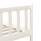 3101174  Bed Frame Without Mattress Solid Wood (810103+814165)