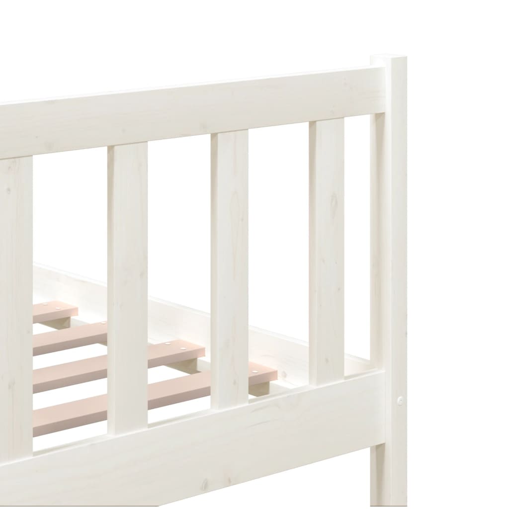 3101174  Bed Frame Without Mattress Solid Wood (810103+814165)