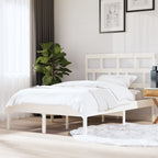 3101242  Bed Frame Without Mattress Solid Wood Pine (810041+814218)
