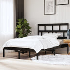 3101242  Bed Frame Without Mattress Solid Wood Pine (810041+814218)
