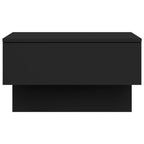 Wall-mounted Bedside Cabinets 2 pcs Black