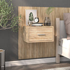 Wall-mounted Bedside Cabinets 2 pcs Sonoma Oak