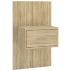 Wall-mounted Bedside Cabinets 2 pcs Sonoma Oak