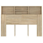 Headboard Cabinet Sonoma Oak 140x19x103.5 cm