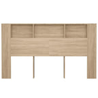 Headboard Cabinet Sonoma Oak 180x18.5x104.5 cm