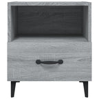 Bedside Cabinets 2 pcs Grey Sonoma Engineered Wood