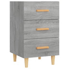 Bedside Cabinet Grey Sonoma 40x40x66 cm Engineered Wood