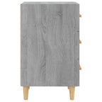 Bedside Cabinet Grey Sonoma 40x40x66 cm Engineered Wood