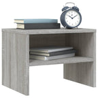 Bedside Cabinets 2 pcs Grey Sonoma 40x30x30 cm Engineered Wood