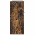 Sideboard Smoked Oak 88x30x70 cm Engineered Wood