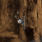 Sideboard Smoked Oak 88x30x70 cm Engineered Wood