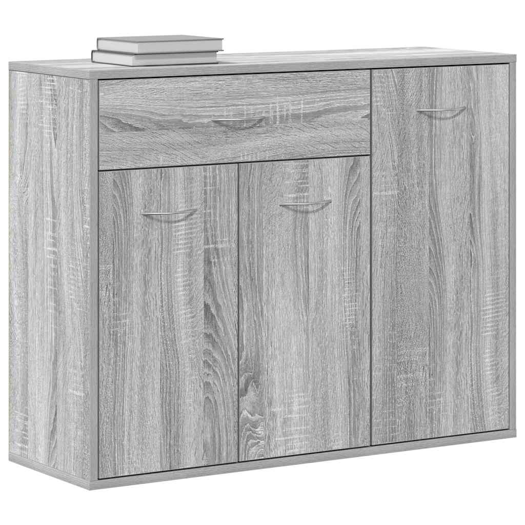 Sideboard Grey Sonoma 88x30x70 cm Engineered Wood