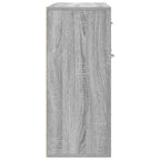 Sideboard Grey Sonoma 88x30x70 cm Engineered Wood