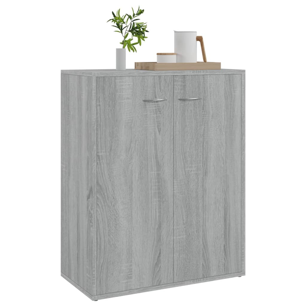 Sideboard Grey Sonoma 60x30x75 cm Engineered Wood