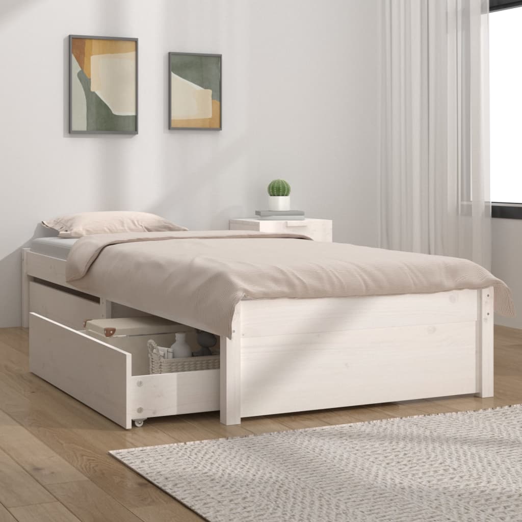 3103467  Bed Frame Without Mattress With Drawers (814938+814988)