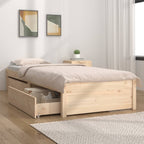 3103467  Bed Frame Without Mattress With Drawers (814938+814988)