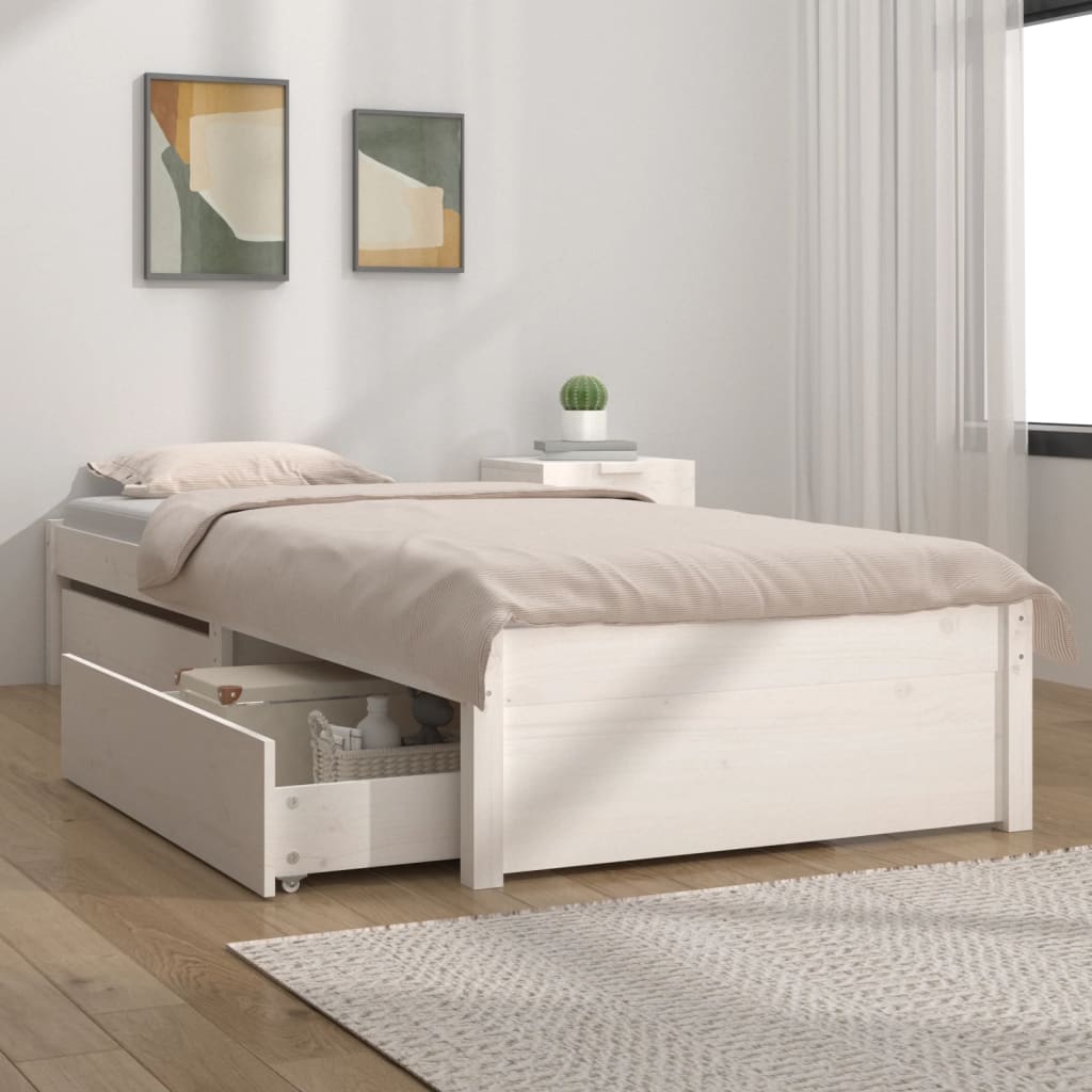 3103467  Bed Frame Without Mattress With Drawers (814938+814988)