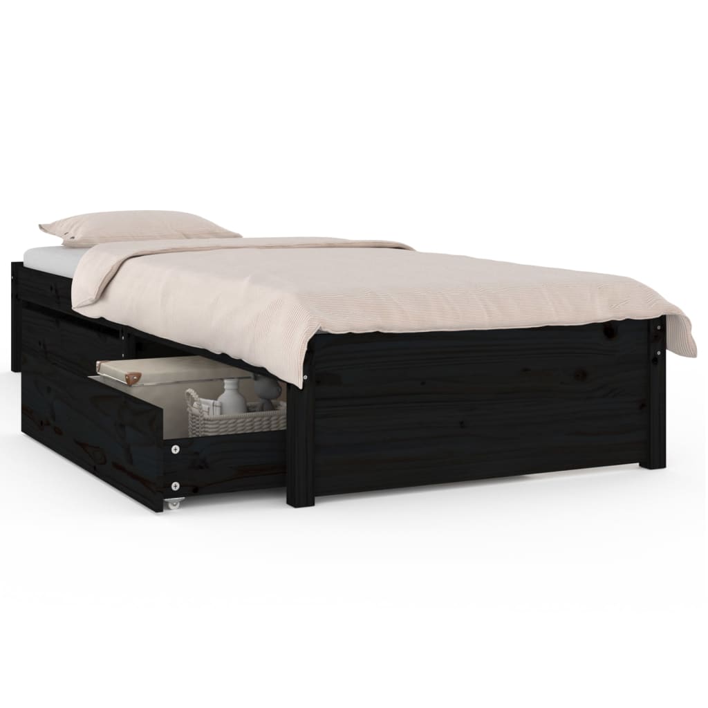 3103467  Bed Frame Without Mattress With Drawers (814938+814988)