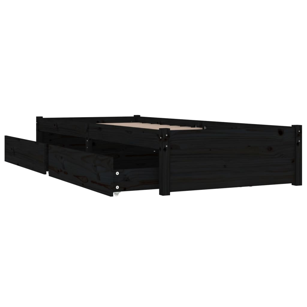 3103467  Bed Frame Without Mattress With Drawers (814938+814988)