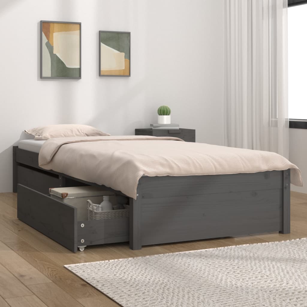 3103467  Bed Frame Without Mattress With Drawers (814938+814988)