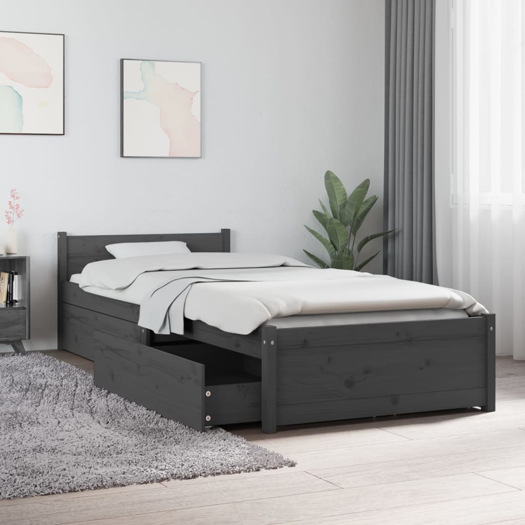 3103491  Bed Frame Without Mattress With Drawers (815037+814992)