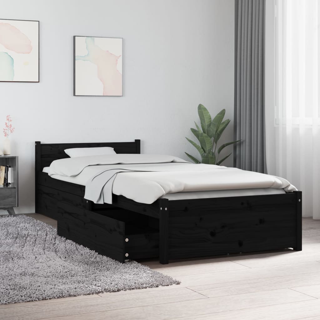 3103491  Bed Frame Without Mattress With Drawers (815037+814992)