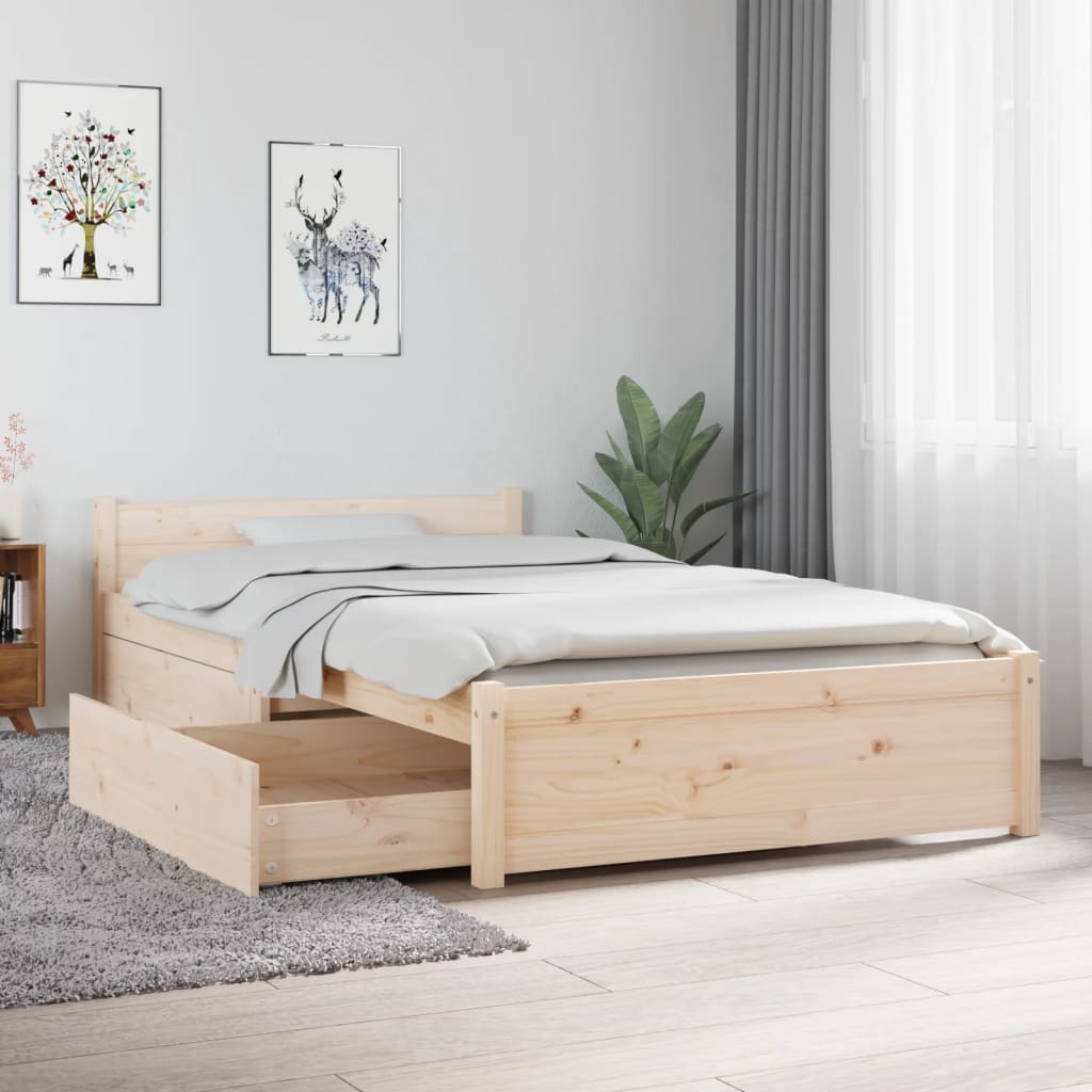 3103491  Bed Frame Without Mattress With Drawers (815037+814992)