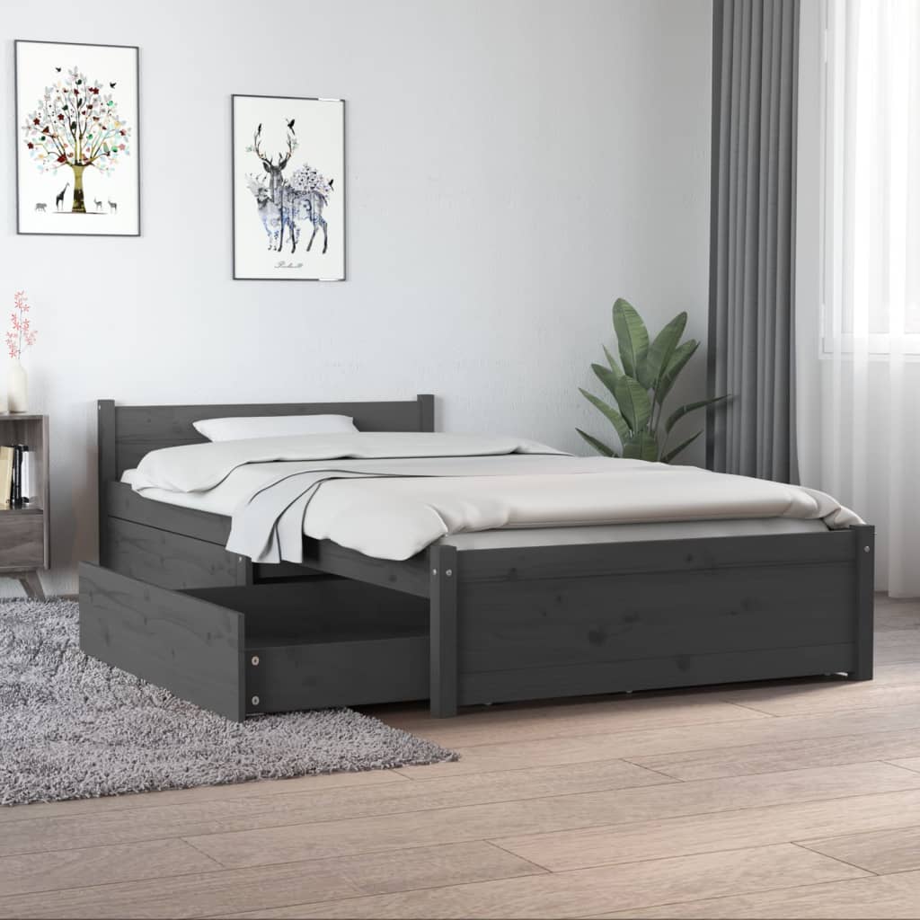 3103491  Bed Frame Without Mattress With Drawers (815037+814992)