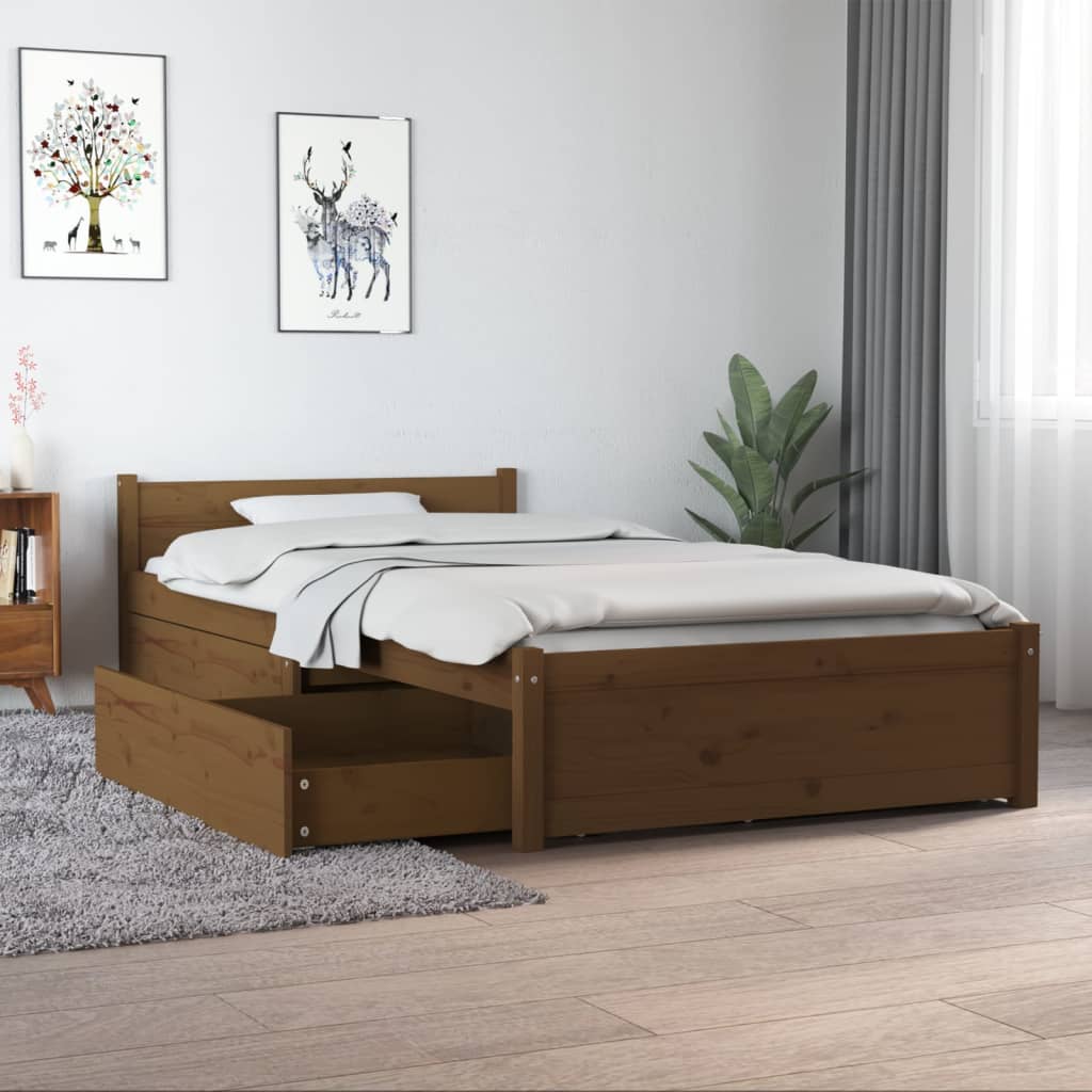 3103491  Bed Frame Without Mattress With Drawers (815037+814992)