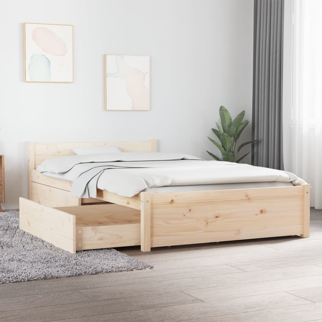 3103491  Bed Frame Without Mattress With Drawers (815037+814992)