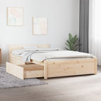3103491  Bed Frame Without Mattress With Drawers (815037+814992)