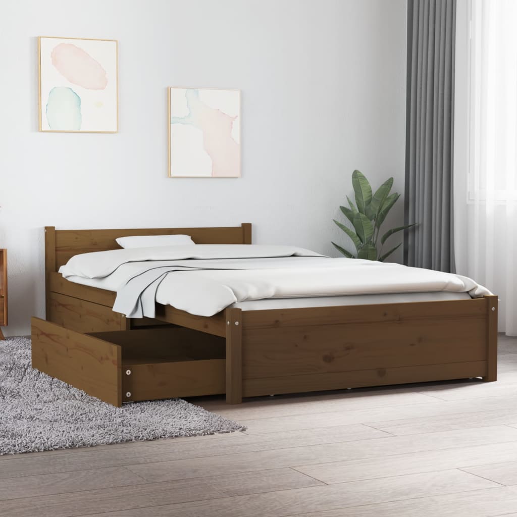 3103491  Bed Frame Without Mattress With Drawers (815037+814992)