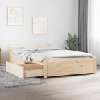 3103491  Bed Frame Without Mattress With Drawers (815037+814992)