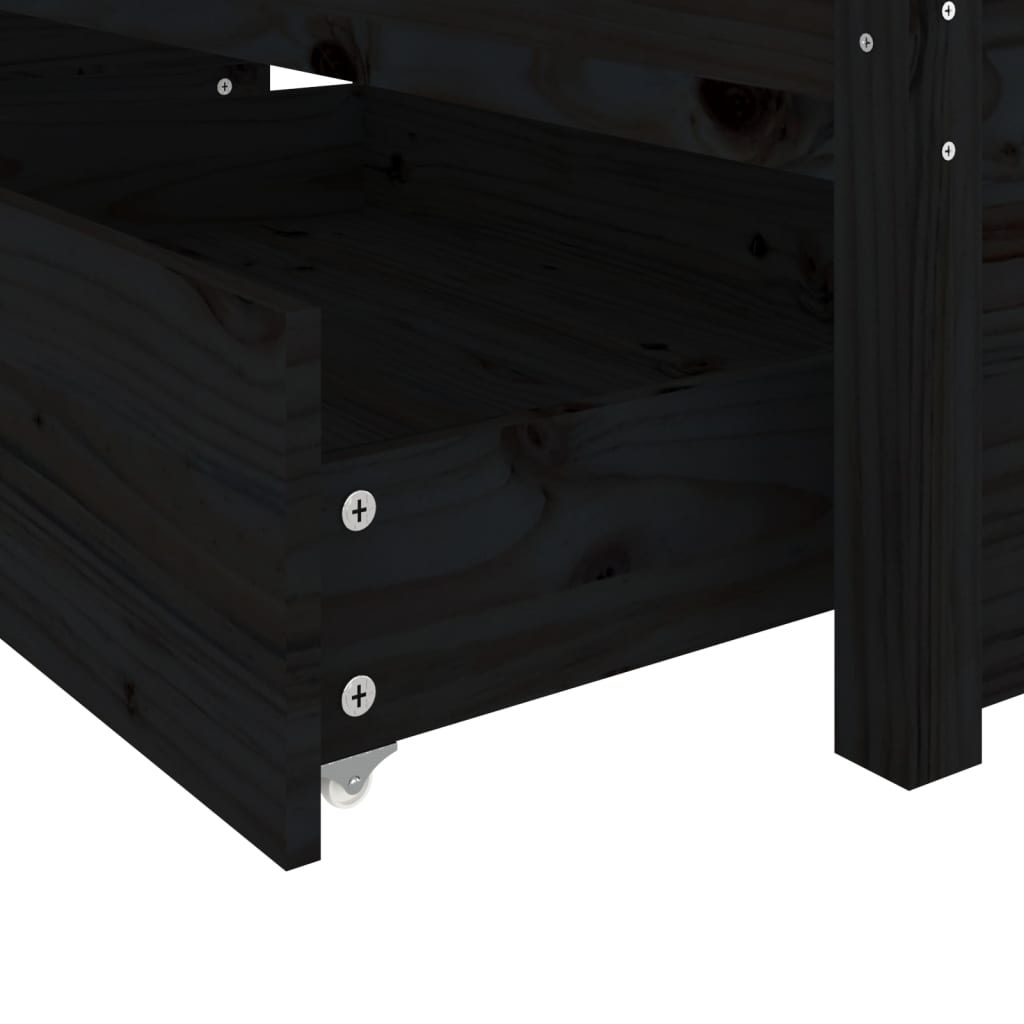 3103507  Bed Frame Without Mattress With Drawers (814933+814998)