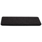 Stair Mats Self-adhesive 15 pcs 65x24.5x3.5 cm Black