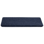 Stair Mats Self-adhesive 15 pcs 65x24.5x3.5 cm Blue