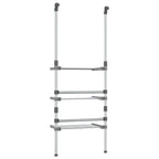 3-Tier Hanging Laundry Drying Rack Aluminium