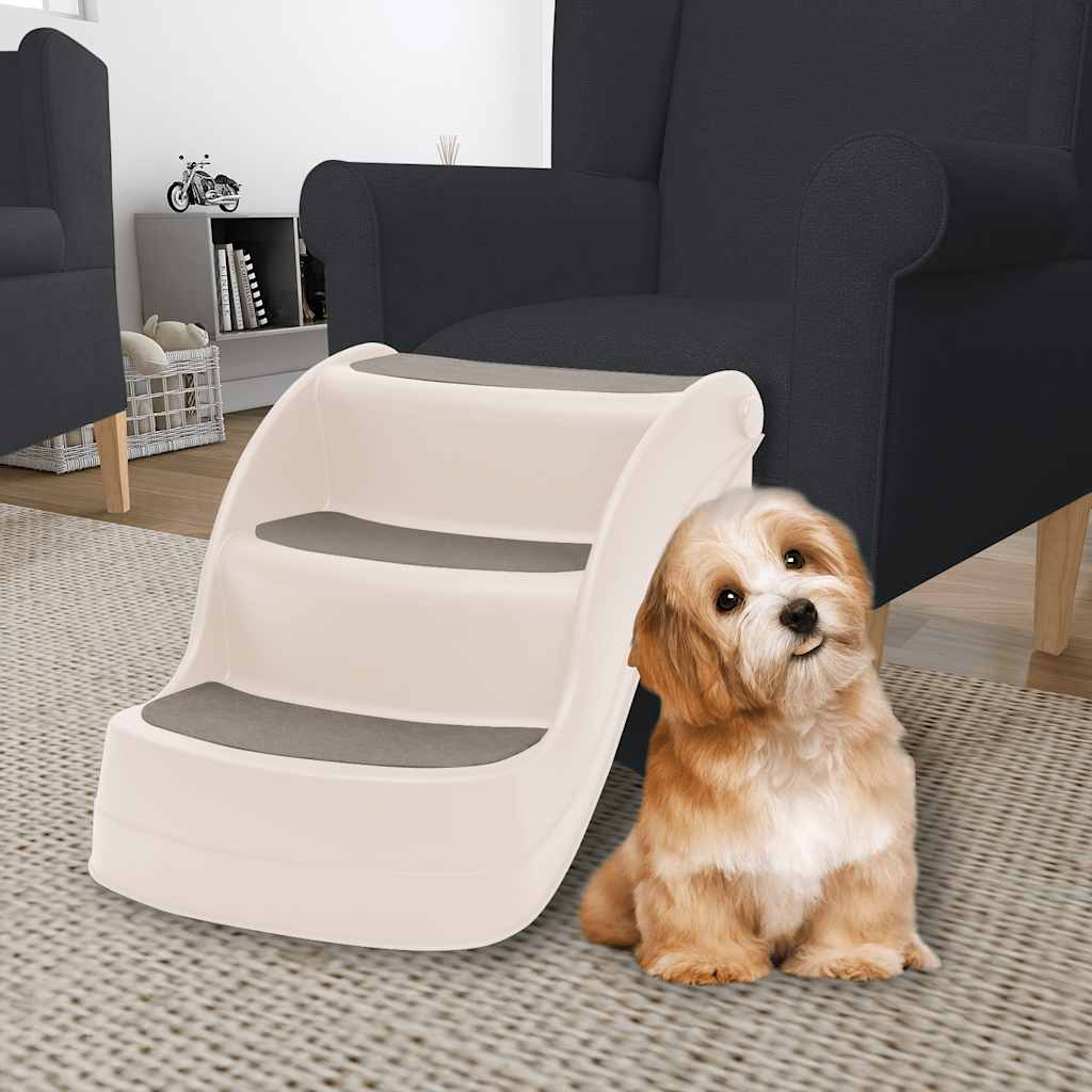 Folding 3-Step Dog Stairs 50X38X38 Cm Plastic