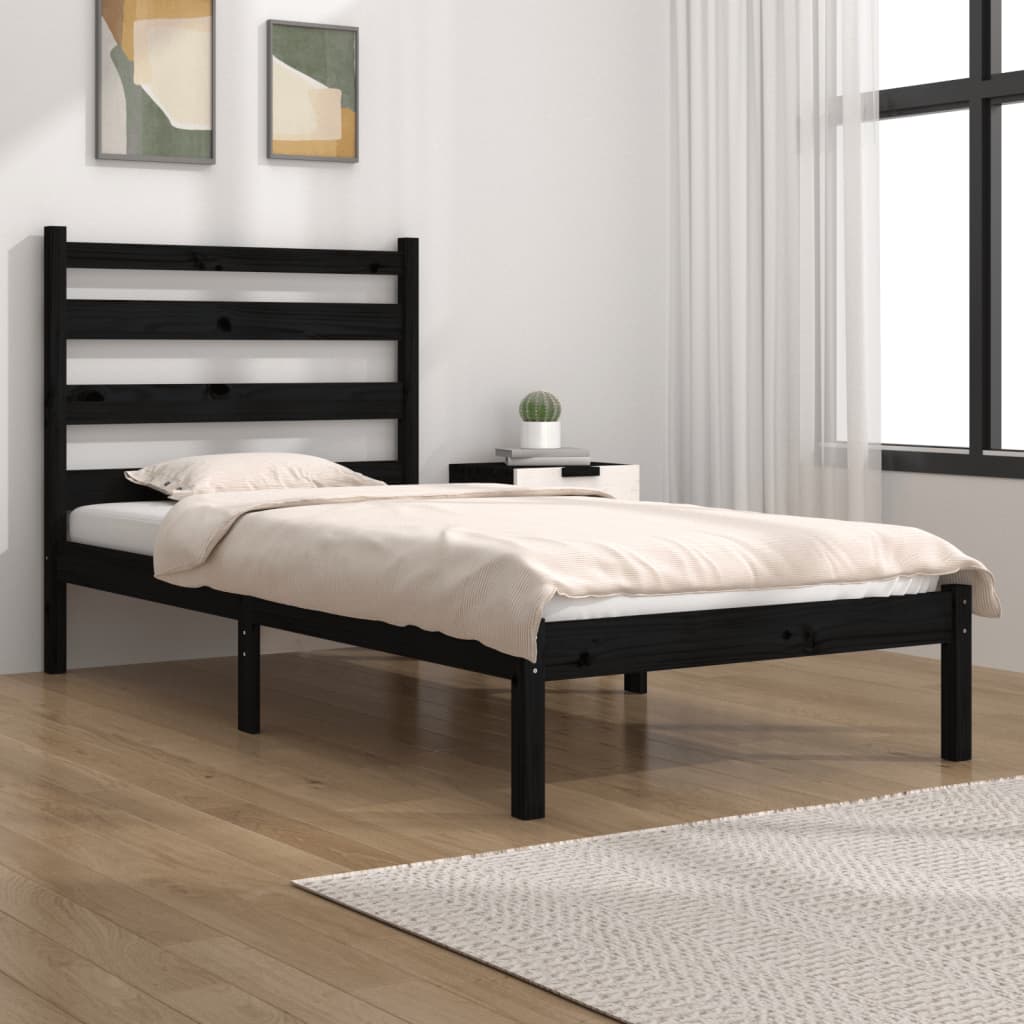 3103633  Bed Frame Without Mattress Solid Wood (810002+818400)