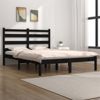3103633  Bed Frame Without Mattress Solid Wood (810002+818400)