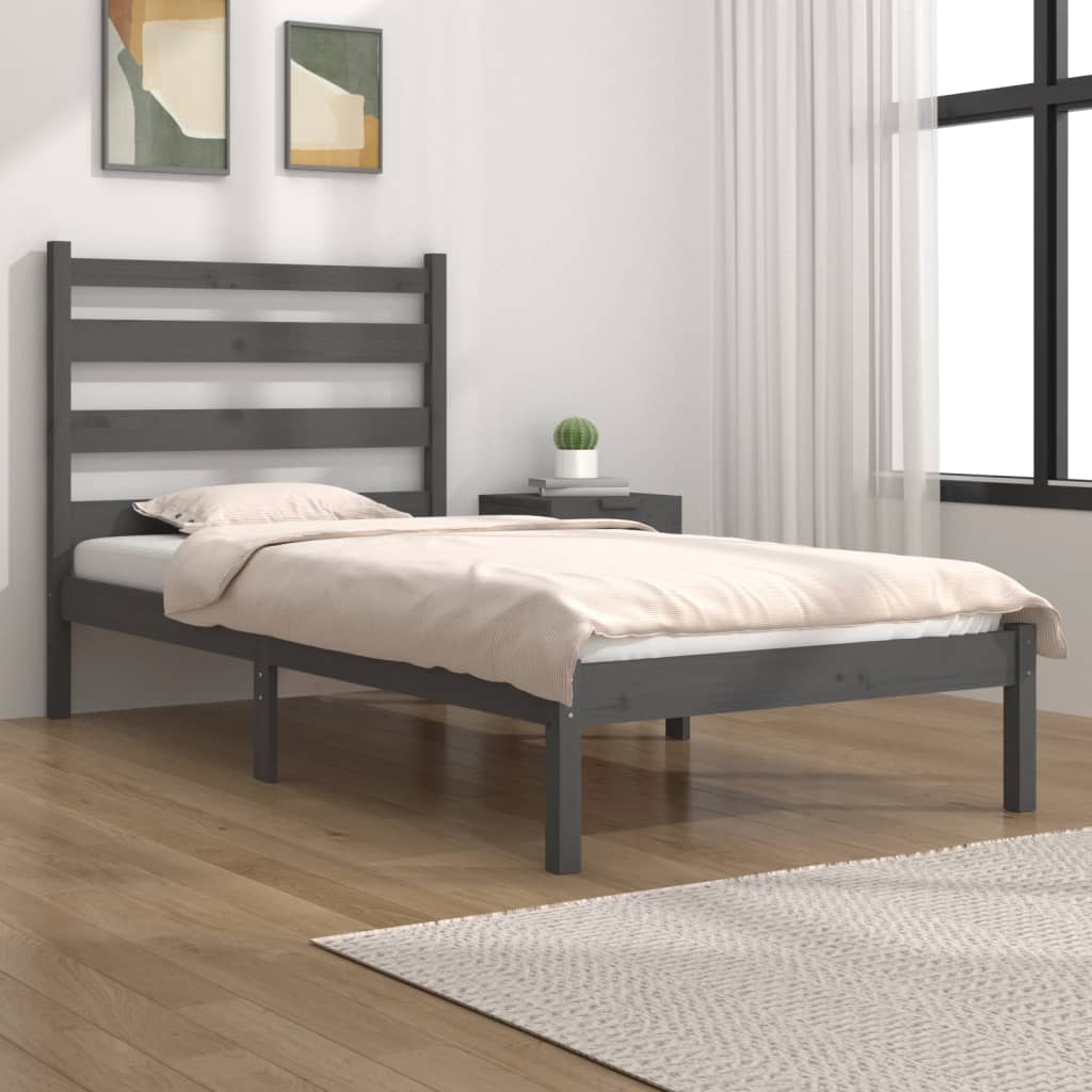 3103633  Bed Frame Without Mattress Solid Wood (810002+818400)