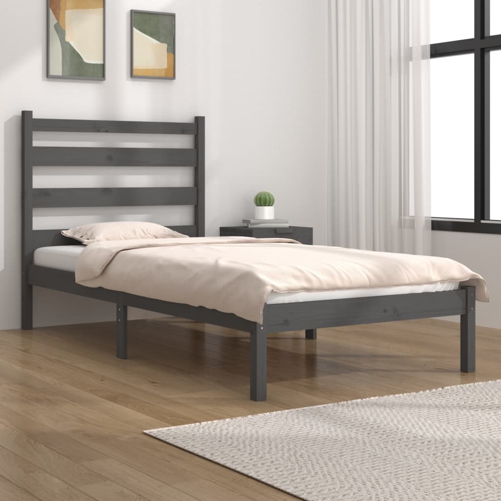 3103633  Bed Frame Without Mattress Solid Wood (810002+818400)