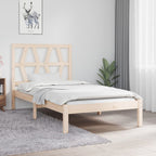 3103992  Bed Frame Without Mattress Solid Wood (810011+818609)