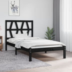 3103992  Bed Frame Without Mattress Solid Wood (810011+818609)